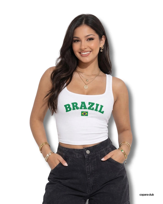 The Ultimate Seamless Nation Tank Top - Brazil copara club