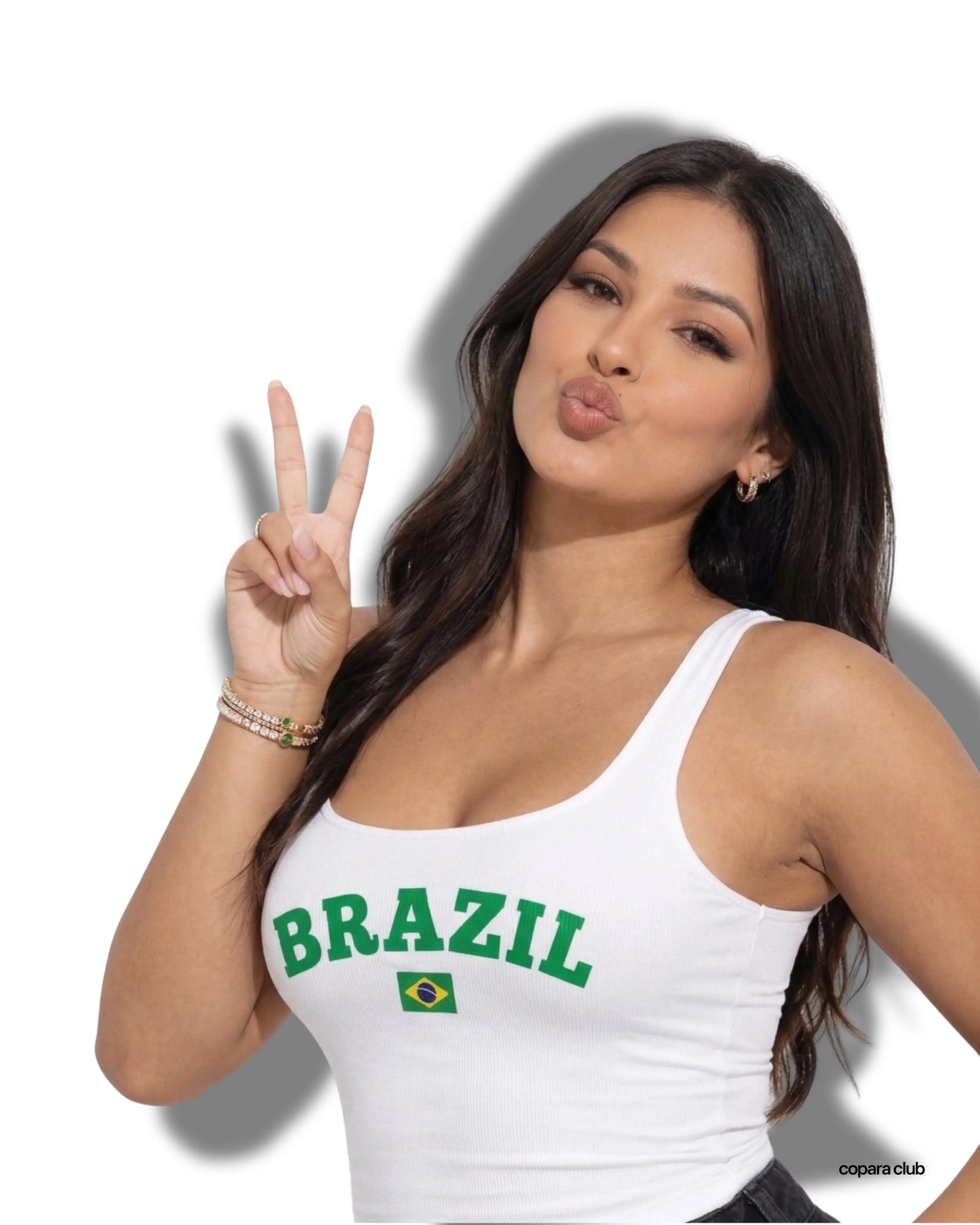 The Ultimate Seamless Nation Tank Top - Brazil copara club