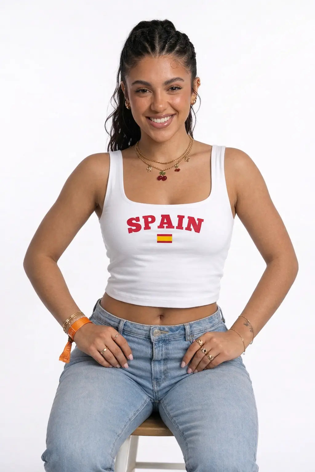 The Ultimate Seamless Nation Tank Top - Spain copara club