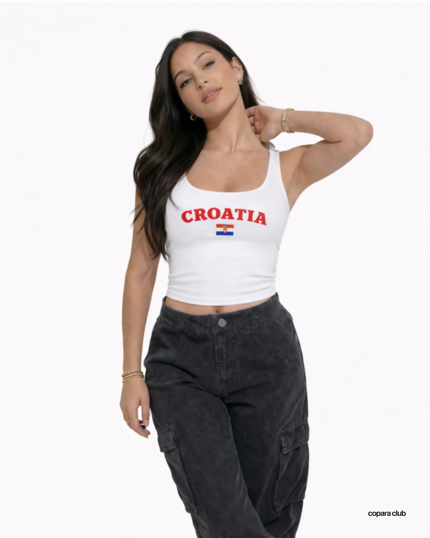The Ultimate Seamless Nation Tank Top - Croatia copara club