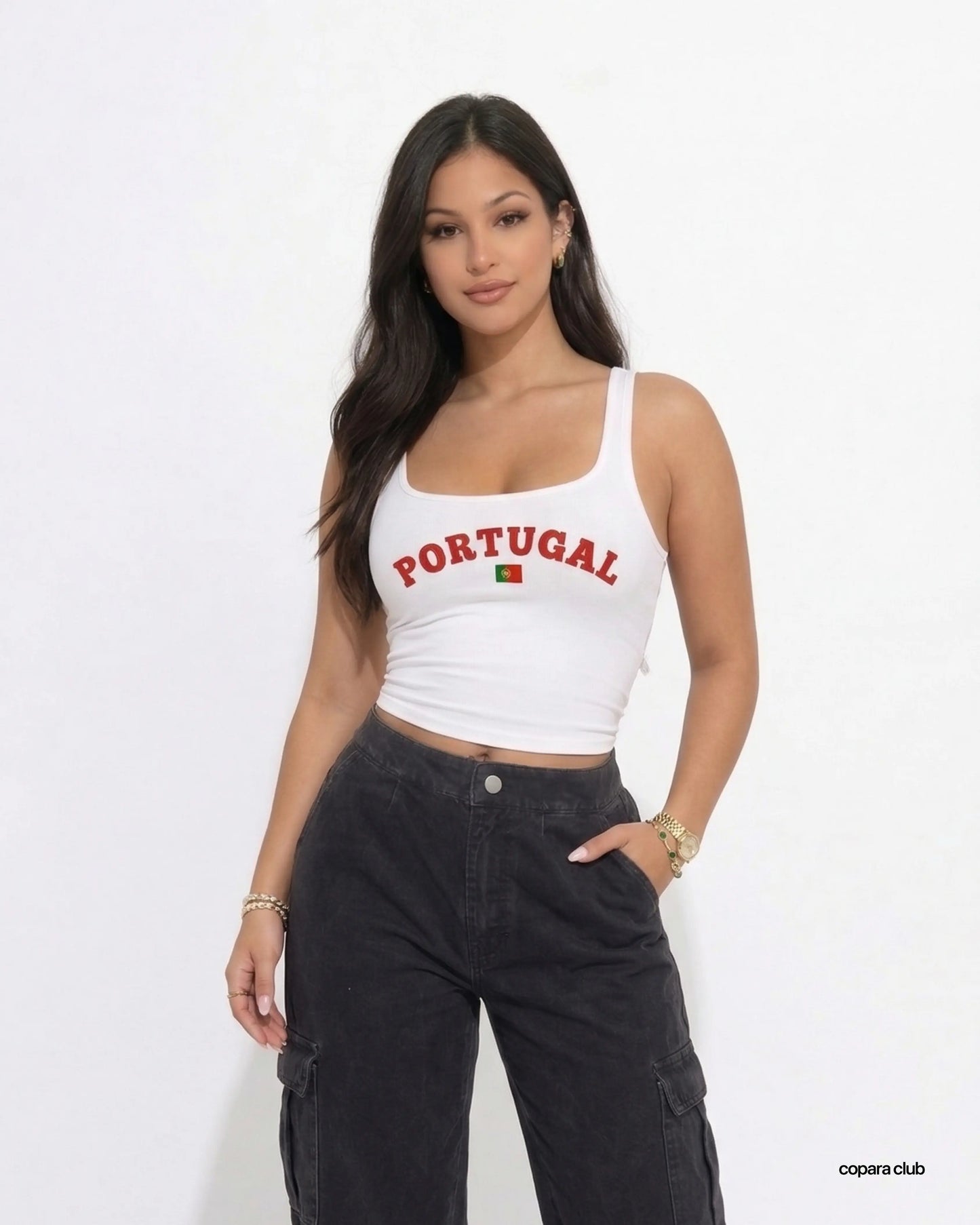 The Ultimate Seamless Nation Tank Top - Portugal copara club