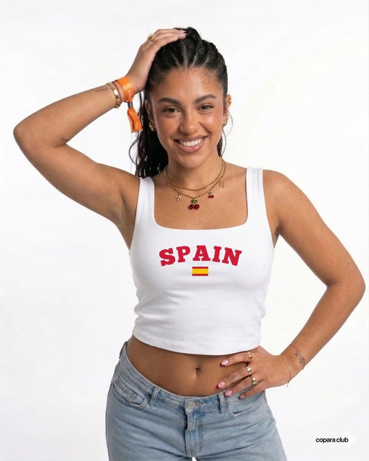 The Ultimate Seamless Nation Tank Top - Spain copara club